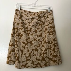 Toad&co elastic, comfy a-line skirt